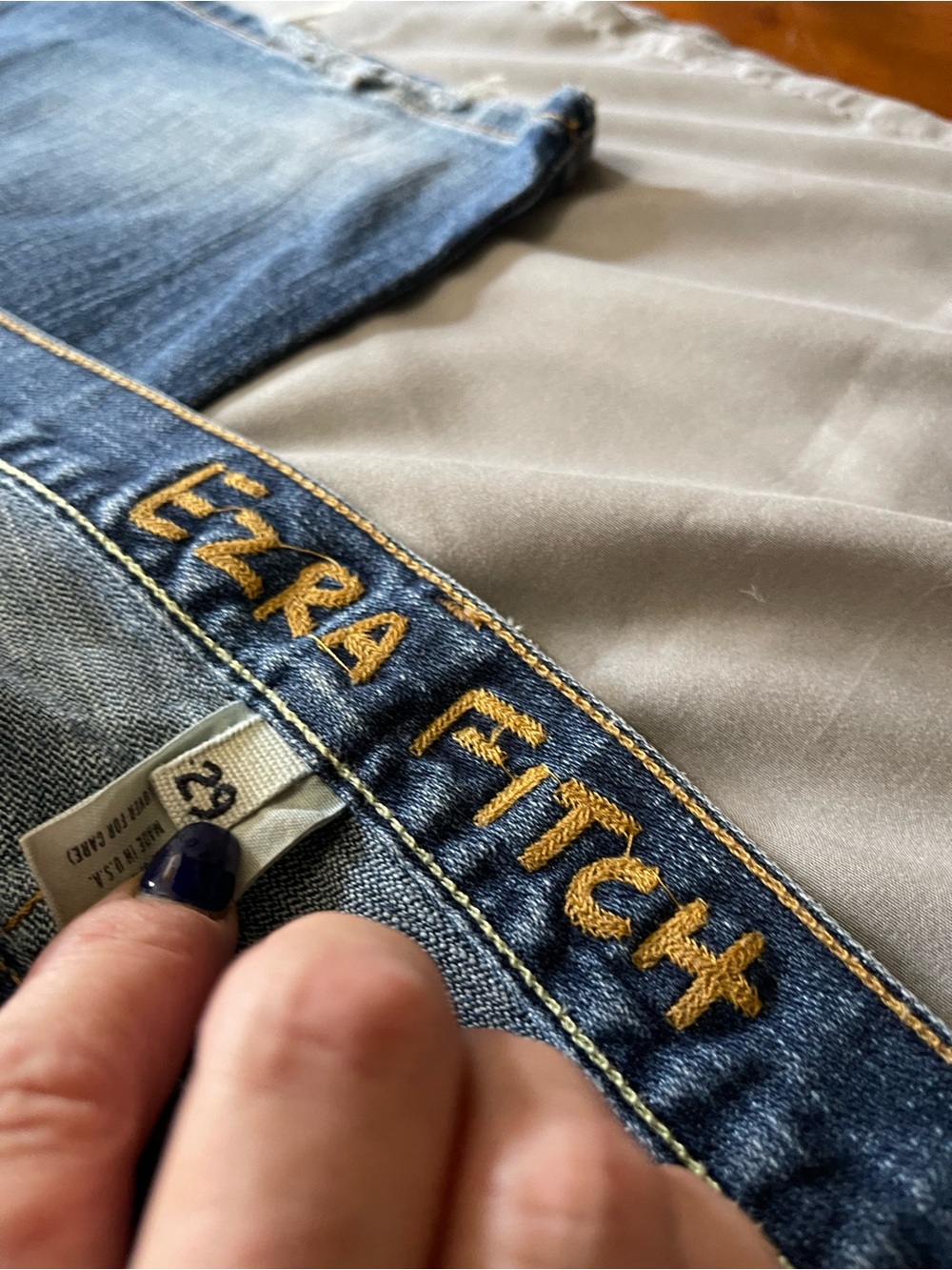 Vintage Ezra Fitch Jeans  - Blue Denim